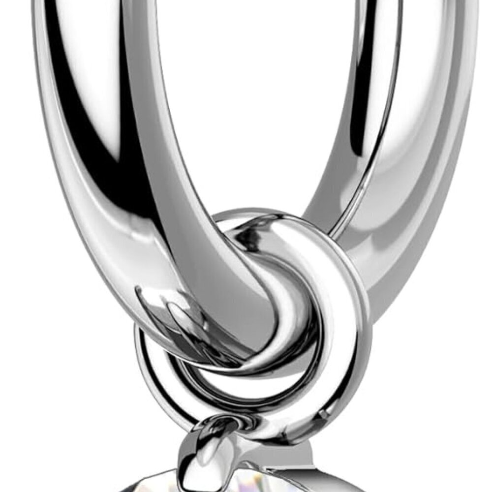 G23 Titanium Hoop Jewelry 6mm 8mm Dangle Rook Tragus Helix Piercing